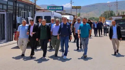 Bayburt'ta Sanayi Atağı! Vali Eldivan, BDDK Başkanı Kavcıoğlu ile OSB'de İncelemelerde Bulundu