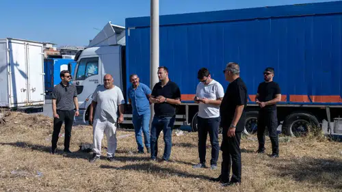 Bornova Belediye Başkanı Eşki, Yeşilçam’daki yatırımları yerinde inceledi