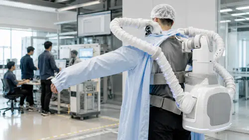 Giydiren robot 10 saniyede kıyafet giydiriyor