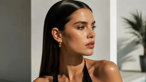Yazın Trendi: Yüz Hatlarını Vurgulayan Ultra Düz Sleek Saç Modası!