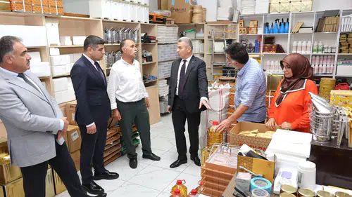 Vali Turan Ergün Artvin Bal Dolum ve Paketleme Tesisini İnceledi