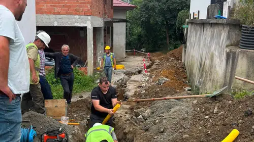 Üzümlü Mahallesi'nde Doğal Gaz Altyapı Çalışmaları Resmi Olarak Başladı!