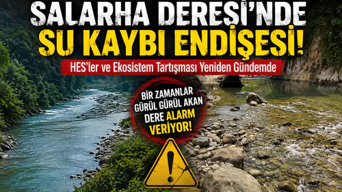 Salarha Deresi'nde Su Kaybı Endişesi: HES'ler ve Ekosistem Tartışması Yeniden Gündemde