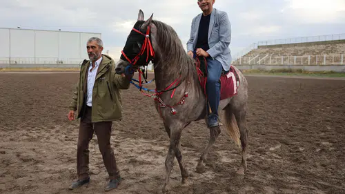Erzurum’da Atlı Cirit Heyecanı Yaşandı
