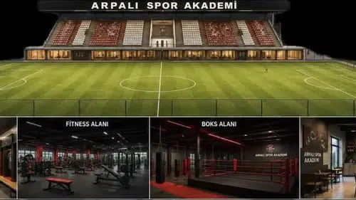 Arpalı’da Spor Tesisleri Baştan Aşağı Yenileniyor! 500 Kişilik Tribün Yapılacak