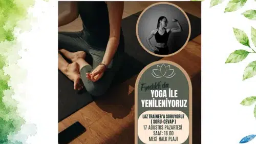 ViçeFest’te Sağlıklı Yaşam ve Yoga Buluşması Meci Halk Plajı’nda