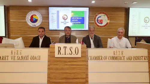 Rize Ticaret ve Sanayi Odası Ağustos Ayı Meclis Toplantısı Gerçekleştirildi