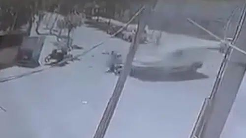 Çorlu'da Korkunç Kaza: O Anlar Güvenlik Kamerasına Yansıdı!