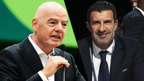 Figo'dan Infantino'ya sert eleştiriler: "FIFA'yı yönetmemesi gerekiyor!"