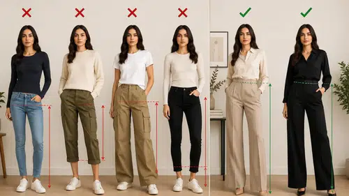 Pantolon kesim hatasına dikkat! Boyu kısa ve basık gösteriyor
