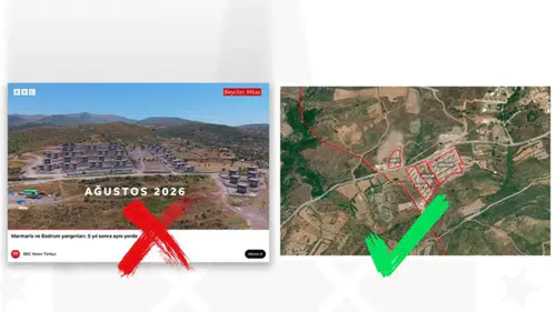 "Yanan ormanlar betona teslim edildi" algısı çöktü! DMM'den kadastrolu cevap