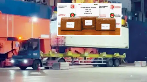 Yük gemisinde 14 milyon liralık zehir!