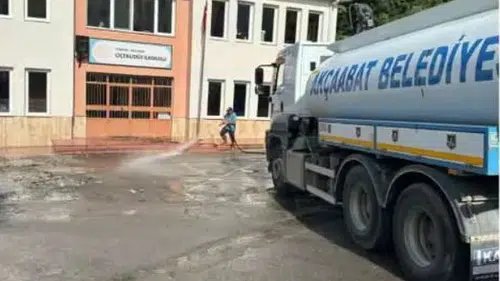 Akçaabat’ta Okullar Yeni Eğitim Öğretim Yılına Hazırlanıyor
