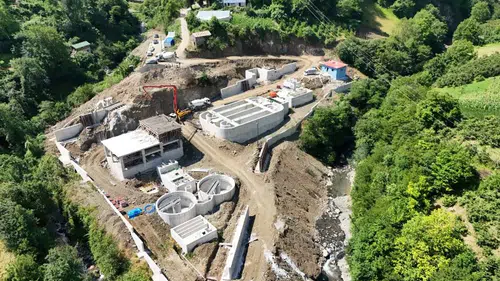 Düzköy İleri Biyolojik Arıtma Tesisi'nde Çalışmalar Sürüyor