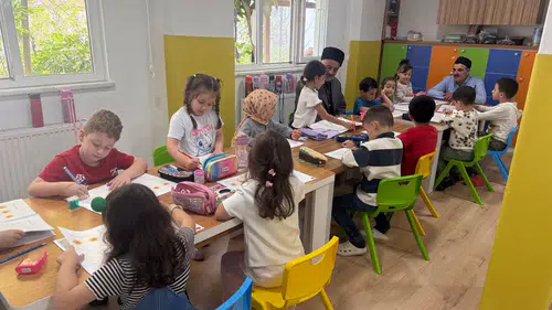 Yomra İlçe Müftüsü Celal Malkoç’tan 4-6 Yaş Kur’an Kursuna Ziyaret