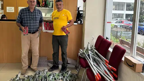 Fındıklı’da Amerikan Beyaz Kelebeğiyle Mücadeleye Ekipman Desteği
