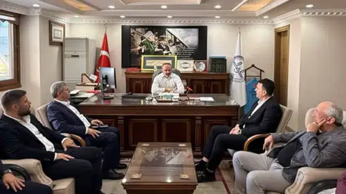 Ardeşen TSO Başkan Adayı Murat Kotil'den İlçe Müftüsü İbrahim Görmüş'e Ziyaret