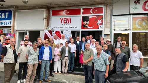 Yeni Parti Güneysu İlçe Başkanlığı Törenle Hizmete Açıldı