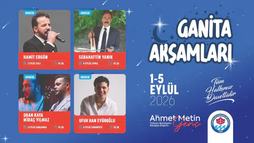 Ganita Akşamları’nda Müzik Şöleni Devam Ediyor: İşte Konser Takvimi