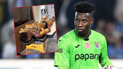 Andre Onana hacamat yaptırdı: O anlar dünyanın diline dolandı