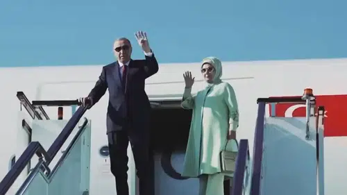Başkan Erdoğan ve eşi Emine Erdoğan'dan Kırgızistan programlarına ilişkin ortak video paylaşımı