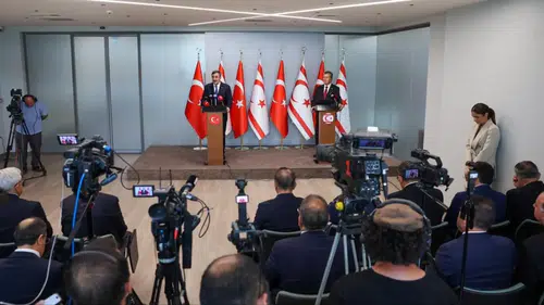 Cumhurbaşkanı Yardımcısı Yılmaz'dan Rumlara tepki: Böyle zihniyetin neler yapacağını tahmin edebiliriz