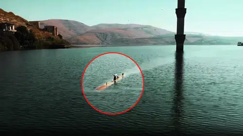 Fırat Nehri'nde DERİNGÖZ ile Halfeti'nin tarihi ve doğası keşfedildi