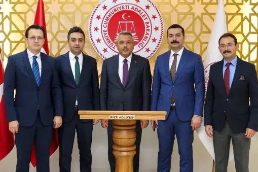 Rize'de Adli Yıl Açılışı İçin Vali Baydaş'tan Ziyaret ve İyi Dilekler