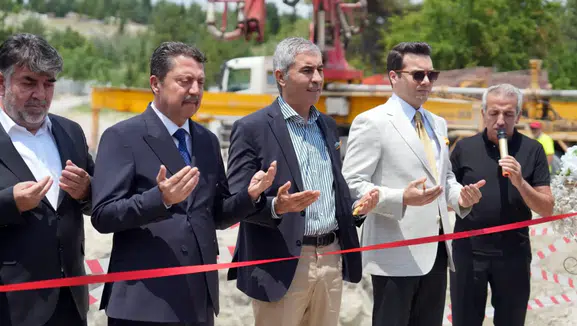 Beypazarı'nda Yeni Adliye Lojmanlarının Temeli Resmen Atıldı!