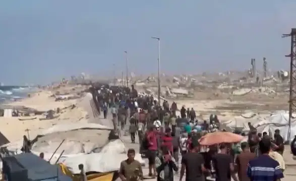 Gazze'de Ateşkesle Birlikte Filistinliler Evlerine Dönmeye Başladı