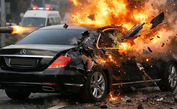 Belediye başkanının makam aracına roketatarlı saldırı