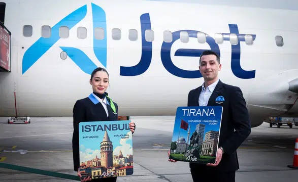 AJet’in Tiran Seferleri başladı