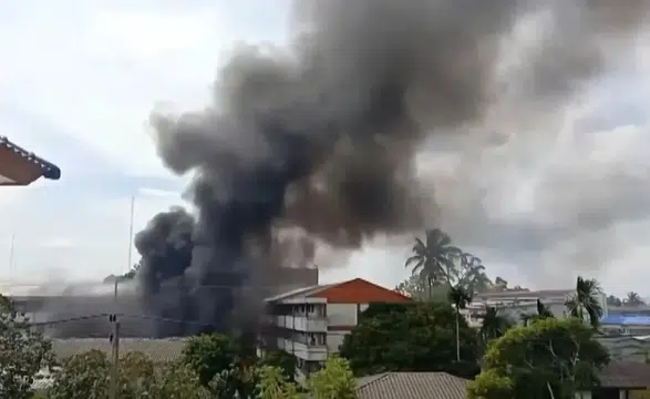 Tayland'da Karakola Bombalı Saldırı Gerçekleşti: Güvenlik Kameraları Olay Anını Yakalandı!