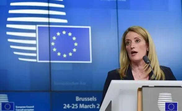 Metsola, İrlanda Başbakanı Martin’i Avrupa Parlamentosu’nda ağırladı