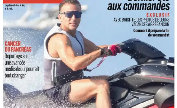 Fransa yangınlarla mücadele ederken Macron'un bu fotoğrafı tepki çekti