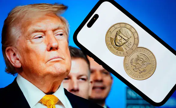 ABD'de Trump Temalı Yeni 1 Dolar Madeni Parası Dolaşıma Girdi!