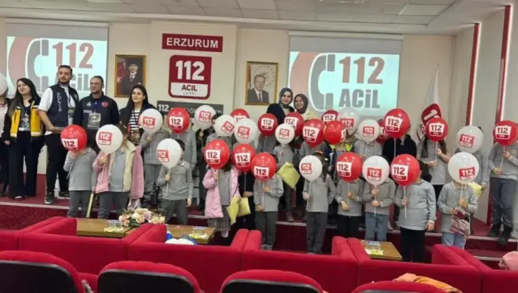 "Çocuklar İçin 112 Acil Servis Farkındalığı Etkinliği Düzenlendi"
