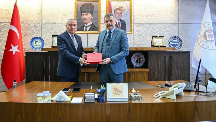 Erzurum'da TSKGV Temsilciliği'nin Çalışmaları ve Savunma Sanayi İş Birliği Konuları Görüşüldü