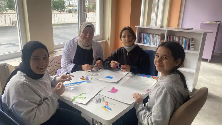 Beşikdüzü’nde 'Okulun Kalbi Kütüphane' Etkinliği Düzenlendi