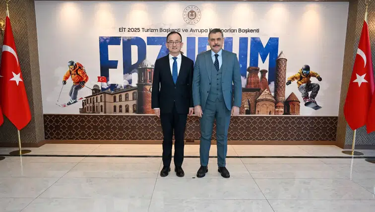 Çin Büyükelçisi Erzurum'da: Yatırım ve kültürel iş birliği artırılacak
