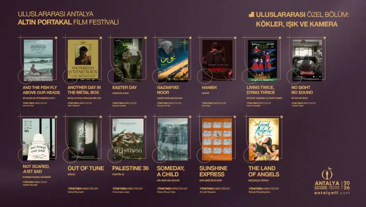 Altın Portakal Film Festivali’nin uluslararası programı: Kökler, Işık ve Kamera