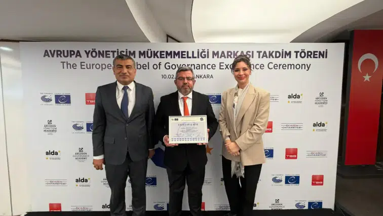 Gaziantep Büyükşehir’e Avrupa’dan İyi Yönetişim tescili