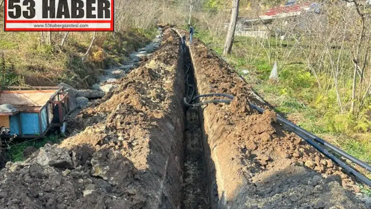 Sürmene Karacakaya Mahallesi’nde İçme Suyu Projesinde Sona Gelindi