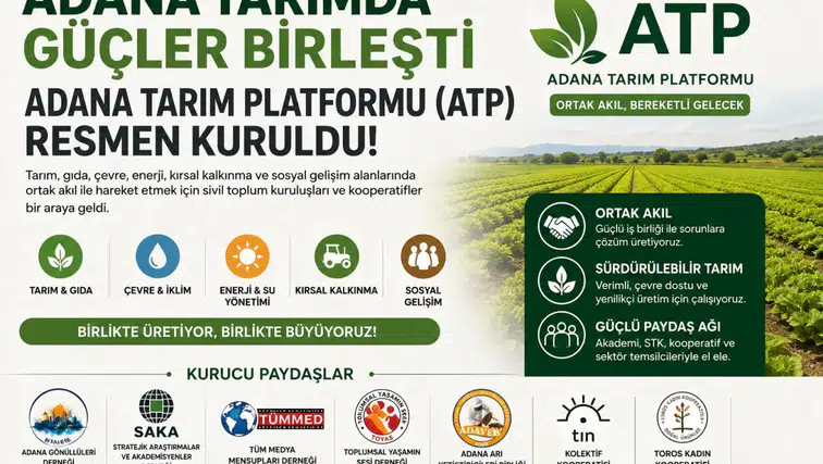 Adana'da Tarımda Yenilik: Yeni Adana Tarım Platformu Faaliyete Geçti!