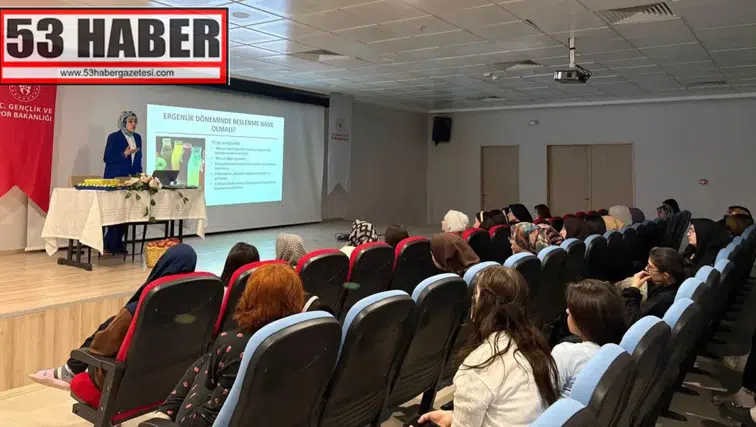 Kağızmanlı Hıfzı Yurdu’nda Sağlıklı ve Dengeli Beslenme konferansı