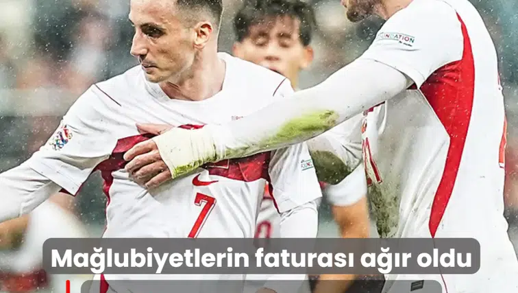 Mağlubiyetlerin faturası ağır oldu! A Milli Takım FIFA sıralamasında tepetaklak