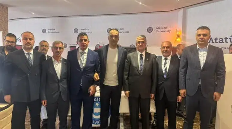 MHP Erzurum İl Teşkilatı, Türk Eğitim-Sen 1 No’lu Şube Genel Kuruluna Katıldı