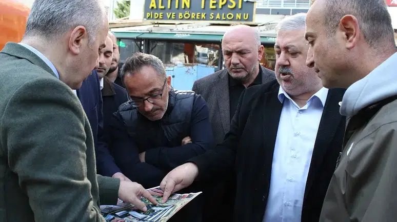 Rize'de projelerde sona yaklaşılıyor, başkan çalışmaları yerinde inceledi