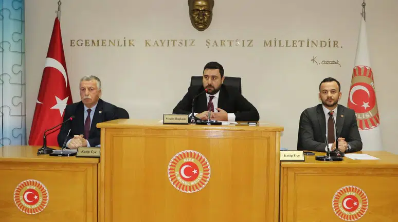 Rize İl Genel Meclisi’nin Aralık Ayı Olağan Toplantıları Başladı