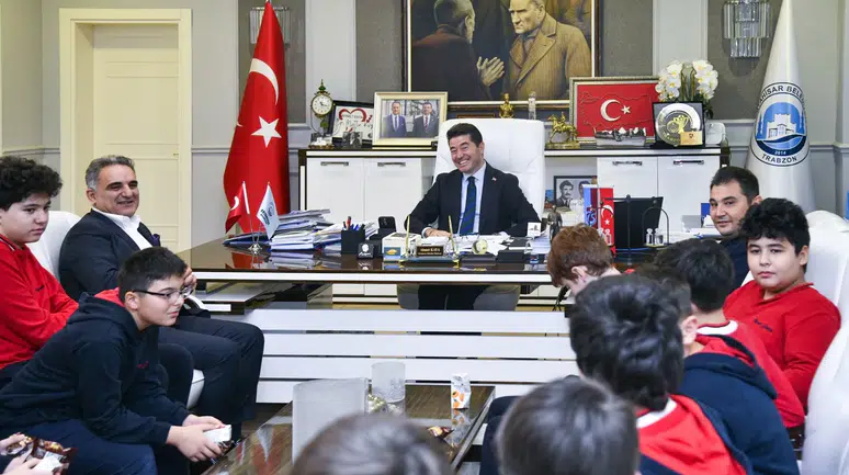 Matematik Olimpiyatları Şampiyonları Ortahisar’da Ağırlandı